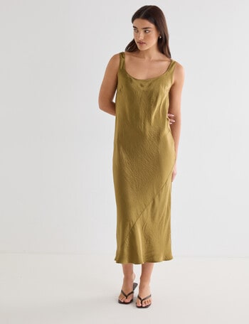 Mineral Isla Tank Dress, Amber Green product photo