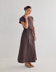 Mineral Sedna Midi Dress, Chocolate product photo View 03 S