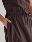 Mineral Sedna Midi Dress, Chocolate product photo View 05 S