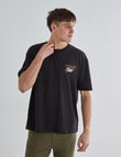 Gasoline Printed Motor Tee, Black product photo View 07 S