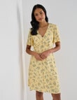 Whistle Ditsy Floral V-Neck Dress, Buttercream product photo View 03 S
