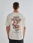 Gasoline Printed Tee, White product photo View 04 S
