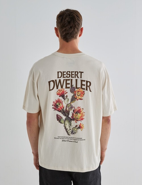 Gasoline Printed Tee, White product photo View 04 L