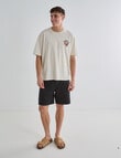 Gasoline Printed Tee, White product photo View 06 S