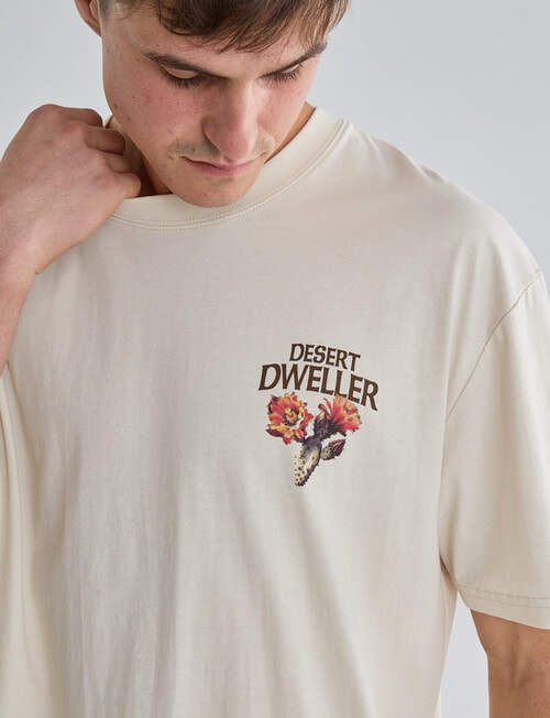 Gasoline Printed Tee, White product photo View 05 L