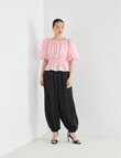 State of play Sorcha Puff Sleeve Top, Barely Pink product photo View 03 S