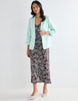 Whistle Floral Paisley Lace Midi Dress, Chocolate product photo View 08 S
