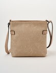 Pronta Moda Seagrass Crossbody Bag, Stone product photo View 02 S