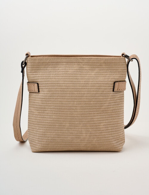 Pronta Moda Seagrass Crossbody Bag, Stone product photo View 02 L