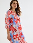 Line 7 Mirage Dress, Tango Print product photo