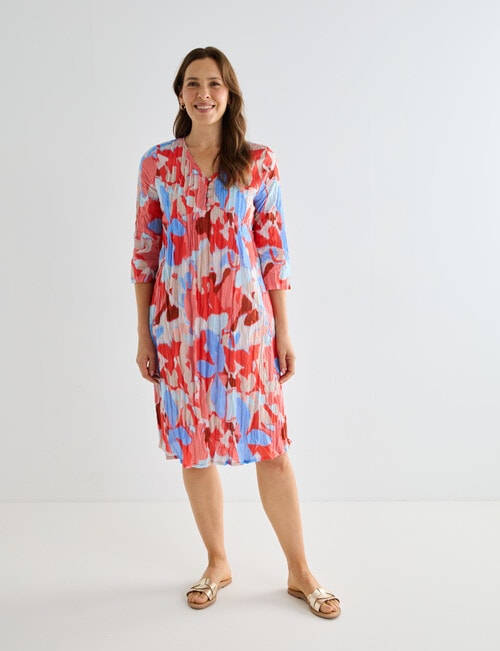 Line 7 Mirage Dress, Tango Print product photo View 06 L