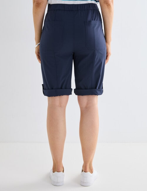 Line 7 Comfort Cuffed Short, Navy product photo View 02 L