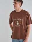 Gasoline Printed Tee, Espresso product photo
