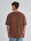 Gasoline Printed Tee, Espresso product photo View 02 S