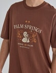 Gasoline Printed Tee, Espresso product photo View 04 S
