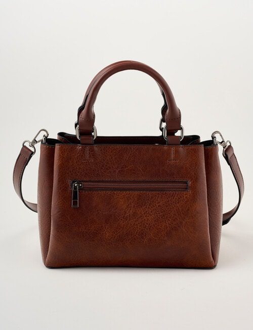 Pronta Moda Classic Shopper Bag, Tan product photo View 02 L