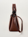 Pronta Moda Classic Shopper Bag, Tan product photo View 04 S