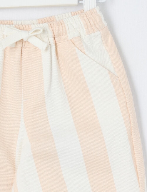 Teeny Weeny Sail Away Wide Stripe Pant, Peach product photo View 02 L