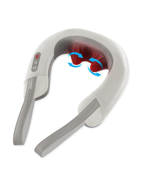 Homedics Shiatsu Neck Massager with Heat, NMS-377HGY-AU product photo View 02 L