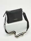 Pronta Moda Multi Comp Crossbody, Black product photo