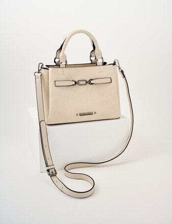Pronta Moda Classic Shopper Bag, Bone product photo