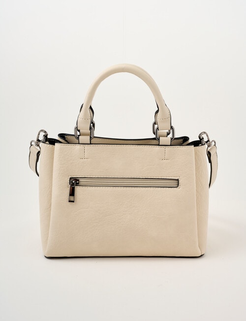Pronta Moda Classic Shopper Bag, Bone product photo View 02 L