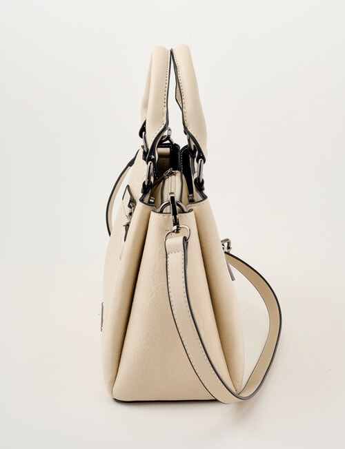 Pronta Moda Classic Shopper Bag, Bone product photo View 04 L
