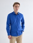 L+L Dusky Long Sleeve Shirt, Blue product photo View 04 S