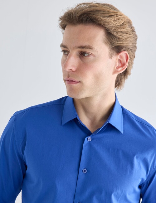 L+L Dusky Long Sleeve Shirt, Blue product photo View 06 L