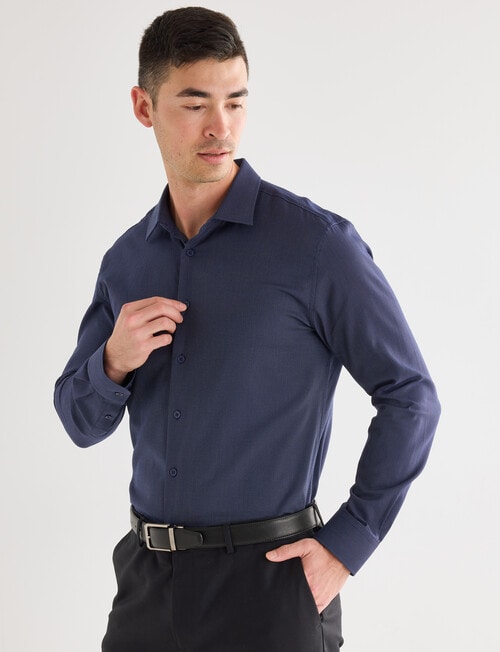 L+L Tailored Shirt, Navy product photo