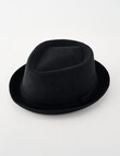 Gasoline Pork Pie Hat, Black product photo
