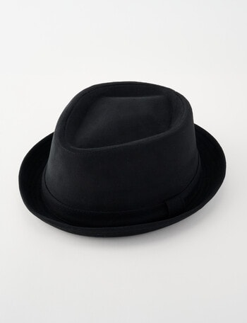 Gasoline Pork Pie Hat, Black product photo