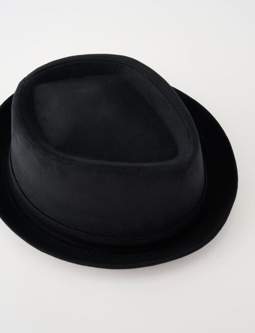 Gasoline Pork Pie Hat, Black product photo View 03 L