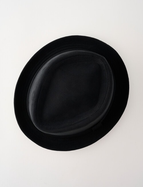 Gasoline Pork Pie Hat, Black product photo View 04 L