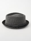 Gasoline Pork Pie Hat, Grey product photo View 02 S