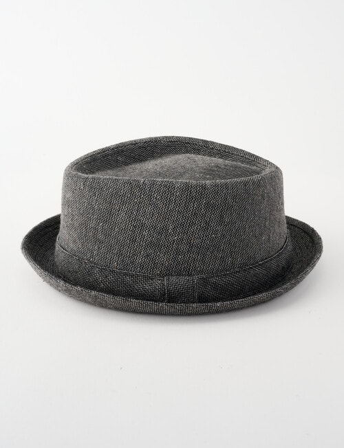 Gasoline Pork Pie Hat, Grey product photo View 02 L