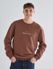 Gasoline Sweatshirt, Chocolate product photo