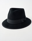 Gasoline Fedora Hat, Black product photo