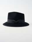 Gasoline Fedora Hat, Black product photo View 02 S