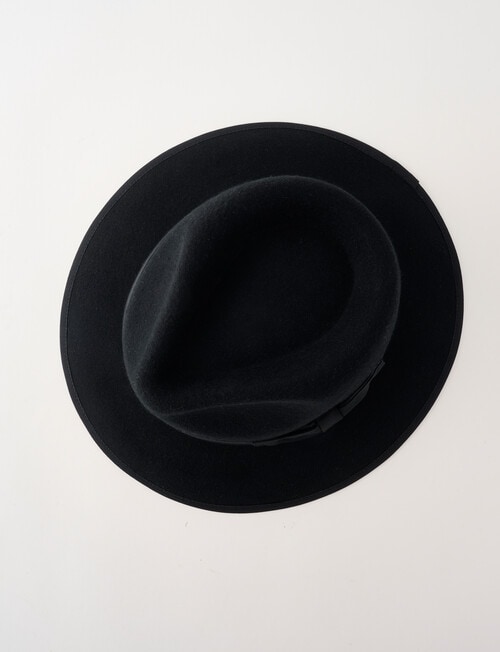 Gasoline Fedora Hat, Black product photo View 04 L