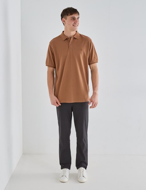 Gasoline Club Tech Slim Fit Chino Pant, Black product photo View 03 L