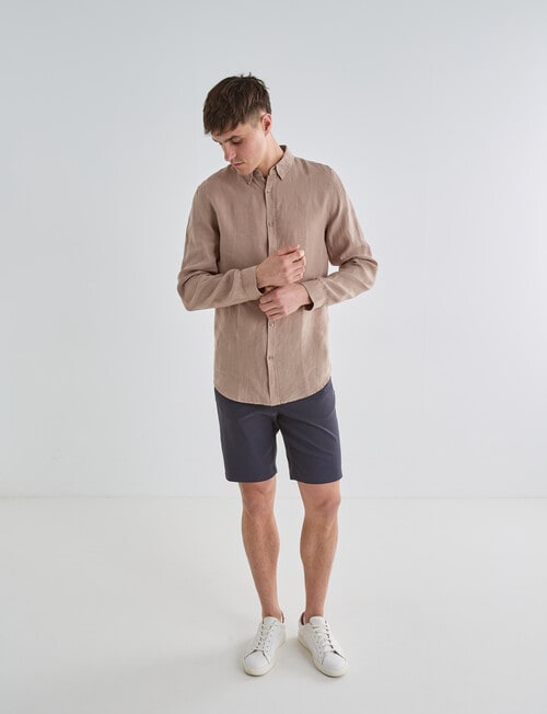 Gasoline Club Tech Shorts, Slate product photo View 03 L