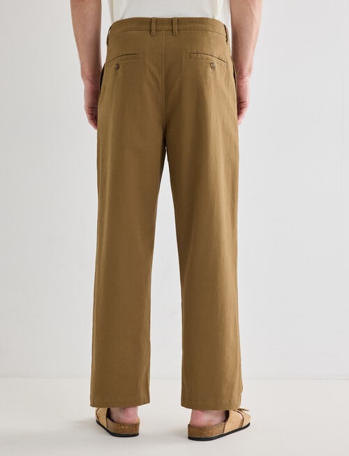 Gasoline Straight Leg Chino, Tan product photo View 02 L