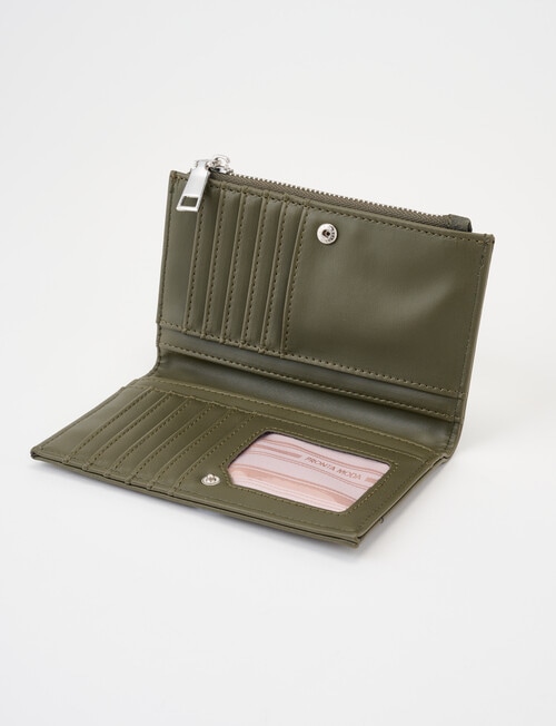 Pronta Moda Mid Size Open Wallet, Avocado product photo View 03 L
