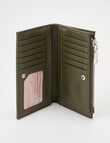 Pronta Moda Mid Size Open Wallet, Avocado product photo View 04 S