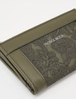 Pronta Moda Mid Size Open Wallet, Avocado product photo View 05 S