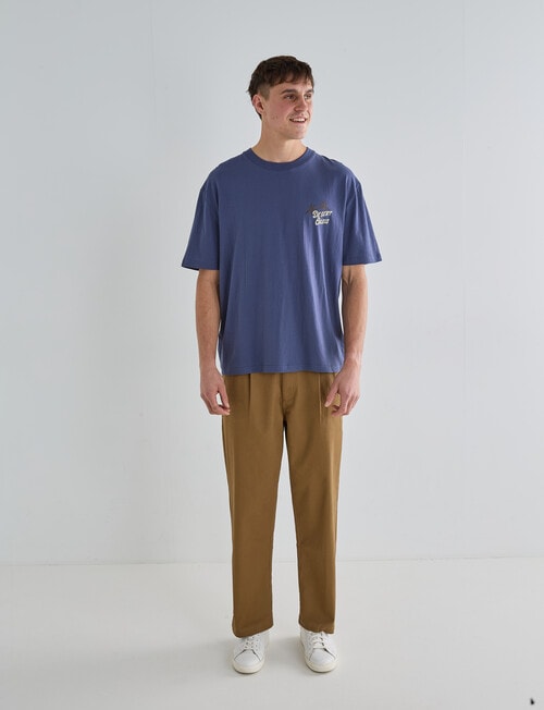 Gasoline Printed Tee, Blue product photo View 03 L