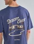 Gasoline Printed Tee, Blue product photo View 06 S