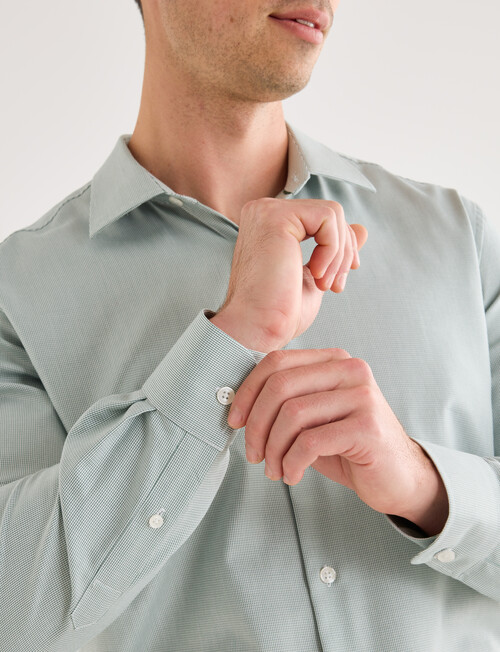 Laidlaw + Leeds Tailored Shirt, Green product photo View 04 L