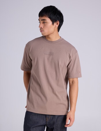 Champion Rochester Base Tee, Mushroom product photo